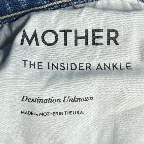 Mother Superior The Insider Ankle Destination Unknown sz 26 jeans cropped - Picture 12 of 16